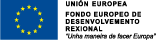 Logotipo Unión Europea - fondo europeo de desenvolvemento rexional