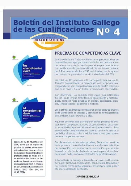  Boletín del Instituto Gallego de las Cualificaciones  | Nº 4