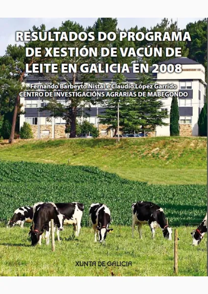  Resultados do programa de xestión de vacún de leite en Galicia en 2008 