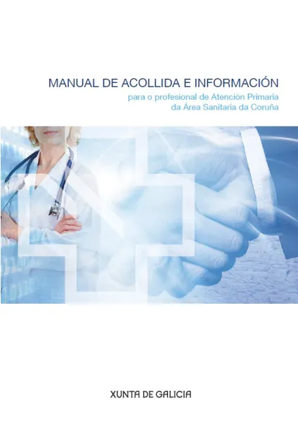  Manual de acollida e información para o profesional de atención primaria da Área sanitaria A Coruña 