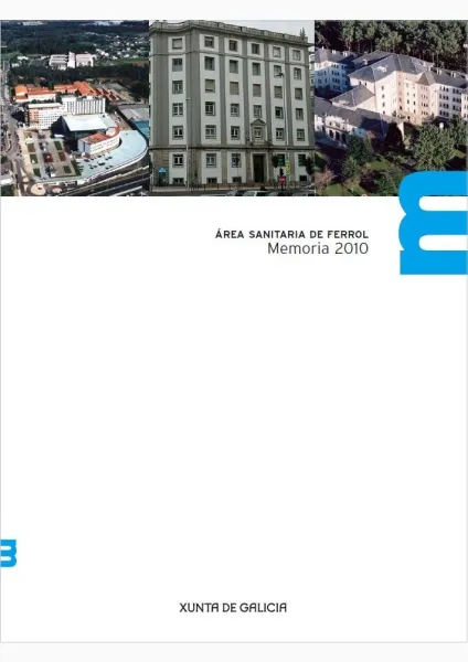  Área Sanitaria de Ferrol. Memoria 2010 (castelán) 