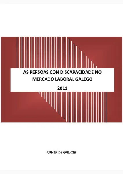 As persoas con discapacidade no mercado laboral galego 