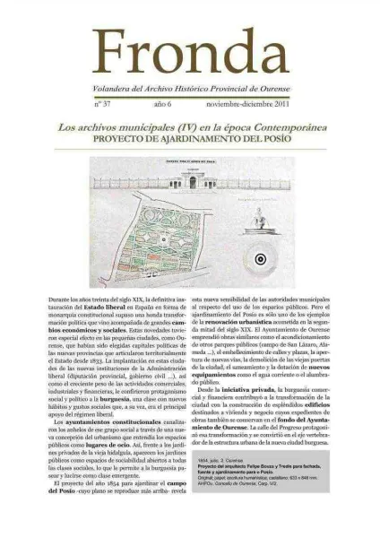  Fronda : Volandera del Archivo Histórico Provincial de Ourense  | Núm. 37: novembro-decembro 2011