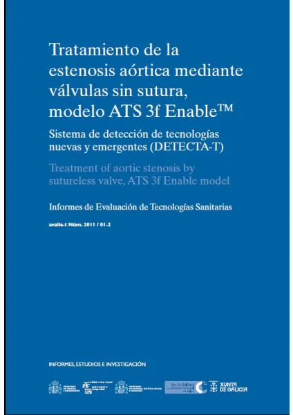  Tratamiento de la estenosis aórtica mediante válvulas sin sutura modelo ATS 3f Enable TM 