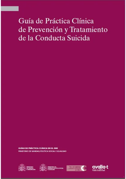  Guía de práctica clínica de prevención y tratamiento de la conducta suicida. Versión reducida 