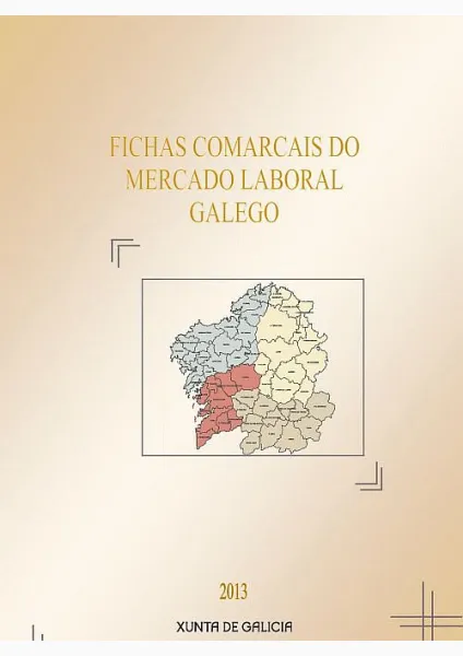  Fichas comarcais do mercado laboral galego. 2013 