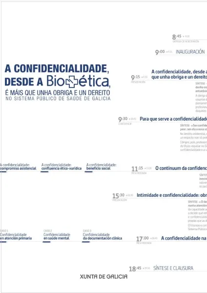 A confidencialidade, desde a biética, é máis que unha obriga e un dereito no Sistema Público de Saúde de Galicia 