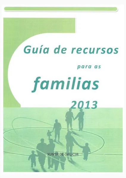  Guía de recursos para as familias 2013 