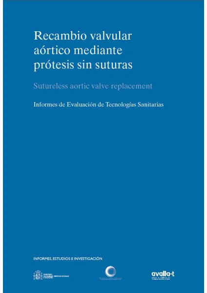  Recambio valvular aórtico mediante prótesis sin sutura 
