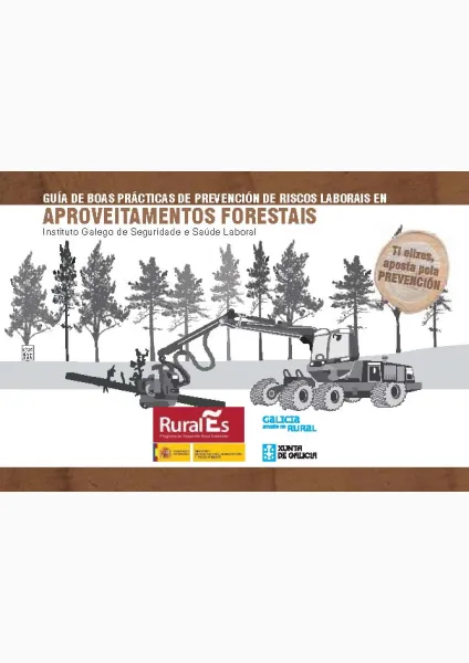 Guía de boas prácticas de prevención de riscos laborais en aproveitamentos forestais