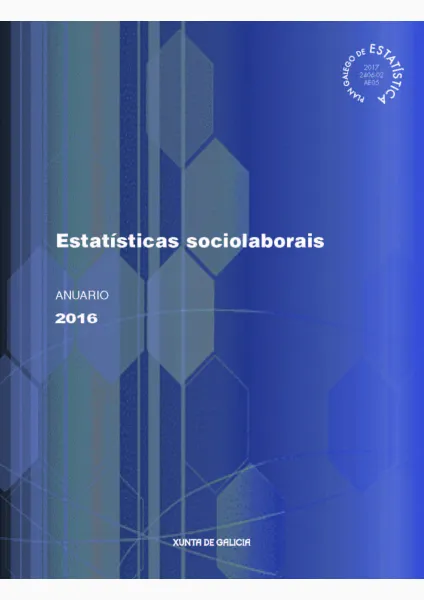 Estatísticas sociolaborais. Anuario 2016