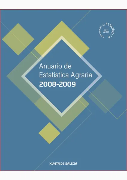 Anuario de estatística agraria 2008-2009