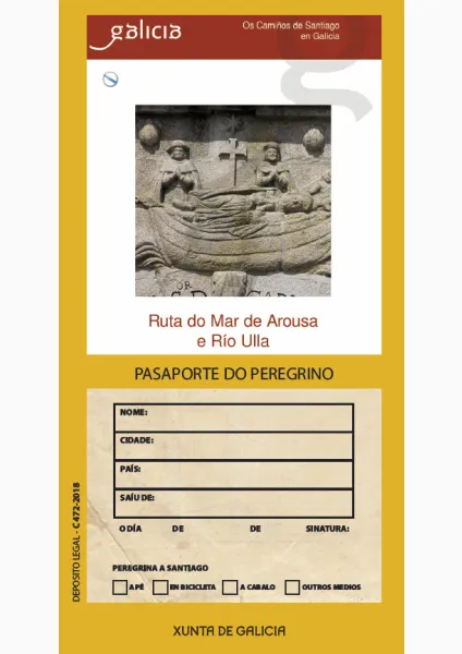 Ruta do Mar de Arousa e Río Ulla. Pasaporte do peregrino