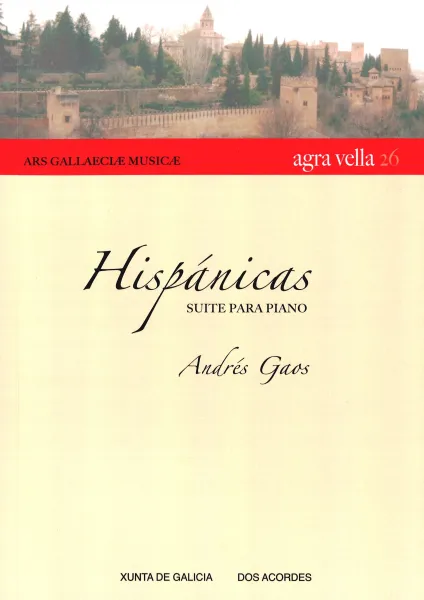 Hispánicas. Suite para piano_Andrés Gaos
