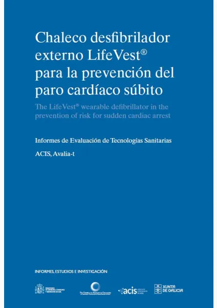 Chaleco desfibrilador externo LifeVest para la prevención del paro cardíaco súbito