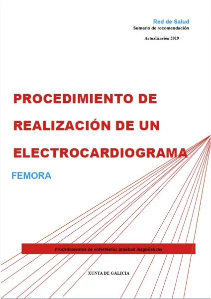 Procedimiento de realización de un electrocardiograma: FEMORA