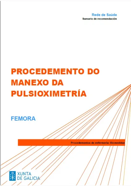 Procedemento do manexo da pulsioximetría: FEMORA
