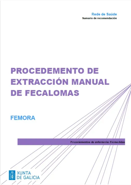 Procedemento de extracción manual de fecalomas: FEMORA