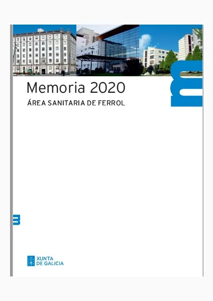 Área Sanitaria de Ferrol. Memoria 2020