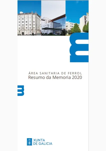 Área Sanitaria de Ferrol. Resumo da Memoria 2020