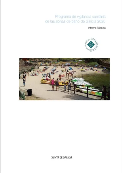Informe técnico del Programa de vigilancia sanitaria de las zonas de baño de Galicia 2020