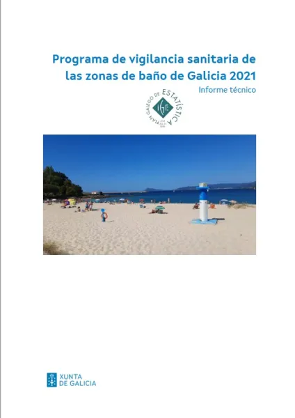 Programa de vigilancia sanitaria de las zonas de baño de Galicia 2021. Informe técnico