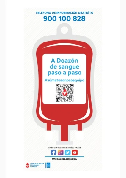 A doazón de sangue paso a paso/La donación de sangre paso a paso (edición bilingüe): #súmateaonosoequipo/#súmate a nuestro equipo