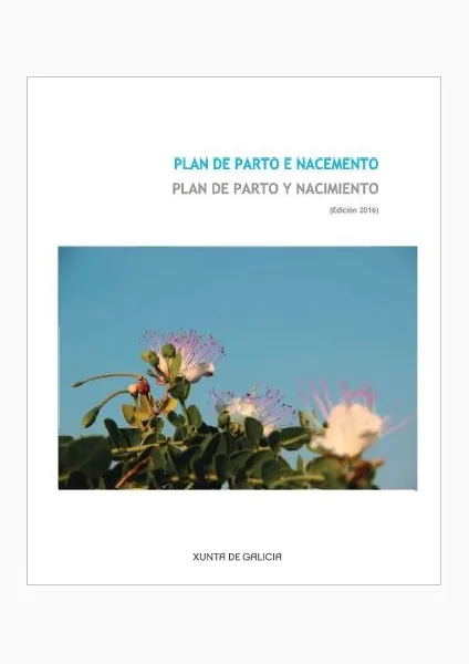Plan de parto e nacemento / Plan de parto y nacimiento: Edición 2016