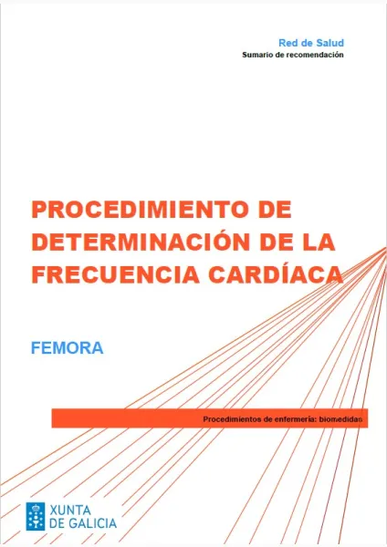 Procedimiento de determinación de la frecuencia cardíaca: FEMORA