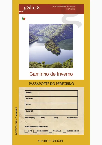 Caminho de Inverno. Passaporte do peregrino