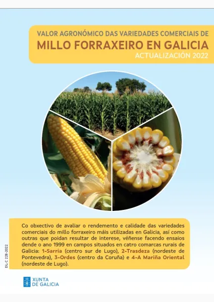 Valor agronómico das variedades comerciais de millo forraxeiro de Galicia. Actualización 2022