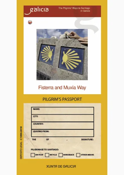 Fisterra and Muxía Way. Pilgrim´s Passport