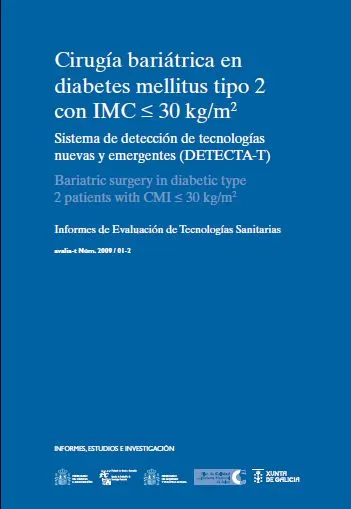  Cirugía bariátrica en diabetes mellitus tipo 2 con IMC <= 30 KG/m2 