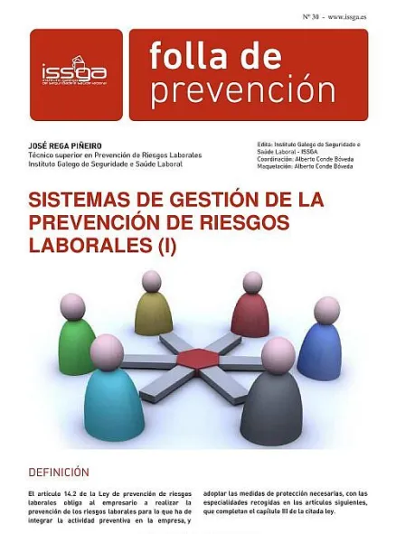  Folla de prevención nº 30. Sistemas de gestión de la prevención de riesgos laborales (I)  | Nº 30