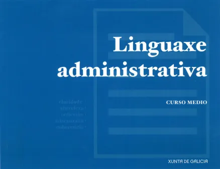  Curso medio de linguaxe administrativa 