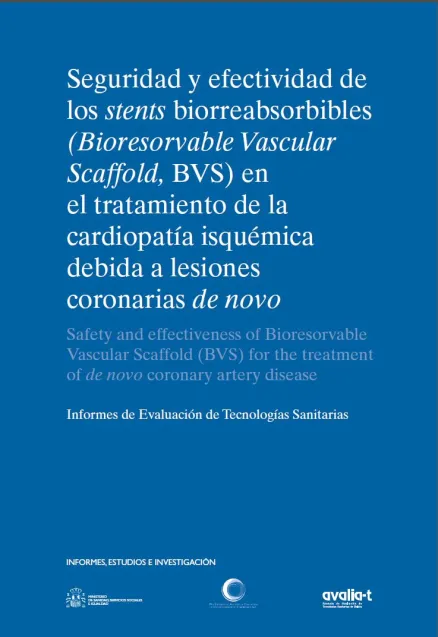  Seguridad y efectividad de los stents biorreabsorbibles (BVS) en el tratamiento de cardiopatía isquémica debida a lesiones coronarias de novo 