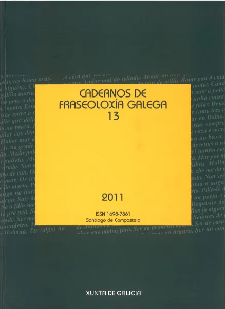 Cadernos de fraseoloxía galega 13