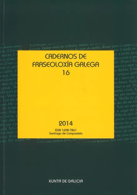 Cadernos de Fraseoloxía Galega  | Núm 16/2014