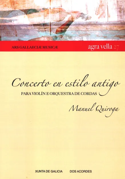 Concerto en estilo antigo para violín e orquestra de cordas