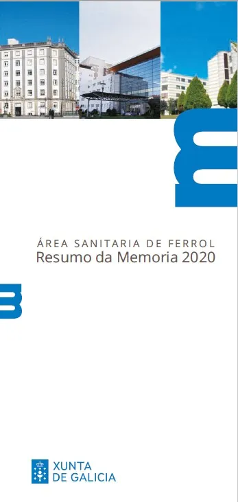 Área Sanitaria de Ferrol. Resumo da Memoria 2020