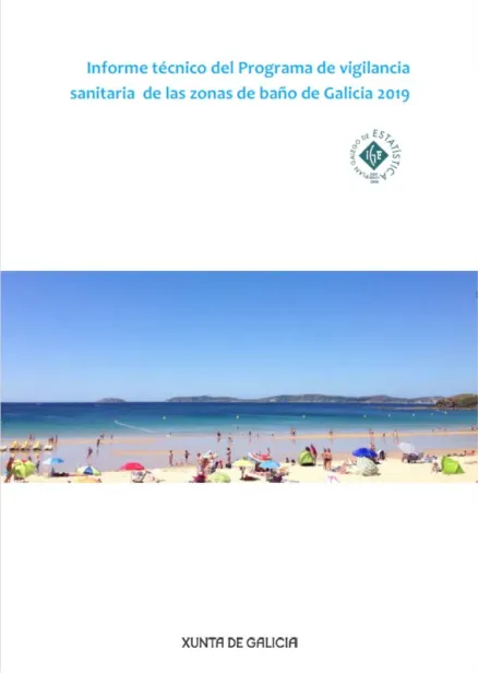 Informe técnico del Programa de vigilancia de las zonas de baño de Galicia 2019