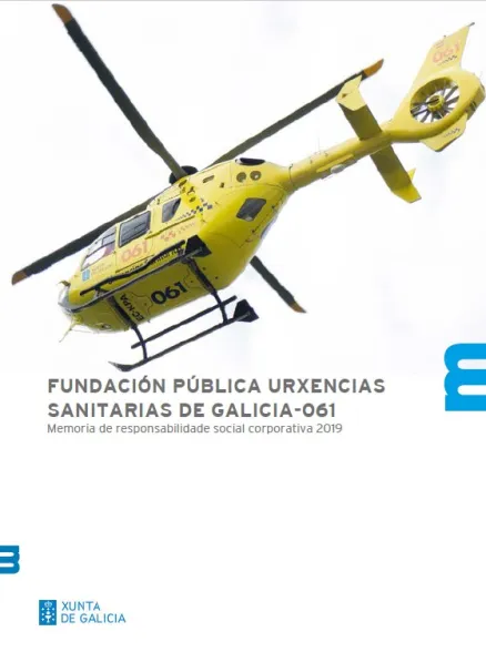 Fundación Pública Urxencias Sanitarias de Galicia-061: Memoria de Responsabilidade Social Corporativa 2019