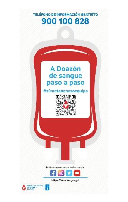 A doazón de sangue paso a paso/La donación de sangre paso a paso (edición bilingüe): #súmateaonosoequipo/#súmate a nuestro equipo