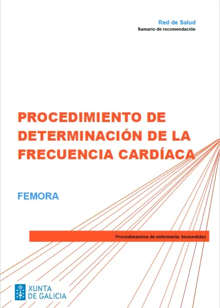 Procedimiento de determinación de la frecuencia cardíaca: FEMORA