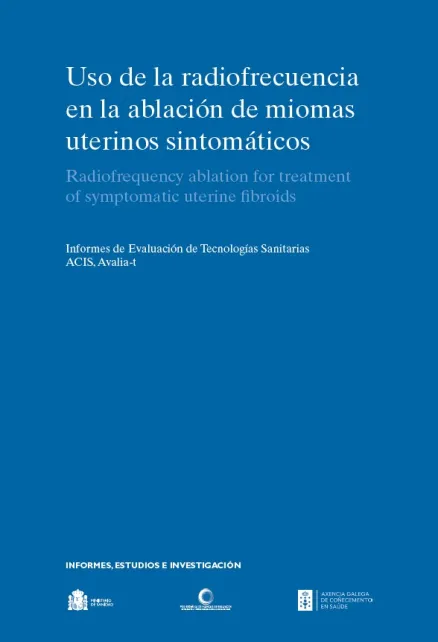 Uso de la radiofrecuencia en la ablación de miomas uterinos sintomáticos