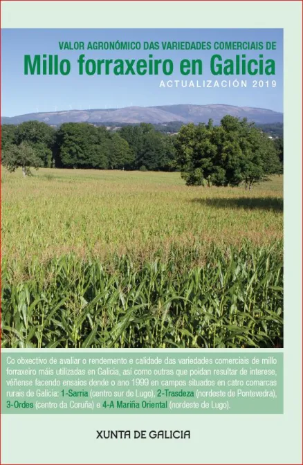 Valor agronómico das variedades comerciais de millo forraxeiro en Galicia. Actualización 2019