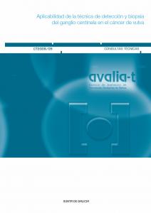 Aplicabilidad de la técnica de detección y biopsia del ganglio centinela en el cáncer de vulva Aplicabilidad de la técnica de detección y biopsia del ganglio centinela en el cáncer de vulva