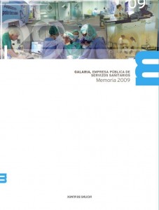  Galaria, empresa pública de servizos sanitarios. Memoria 2009 