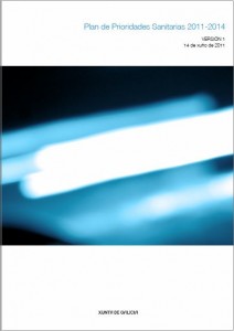  Plan de prioridades sanitarias 2011-2014. Versión 1 /14 de xuño de 2011 