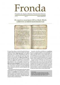 Fronda : Voandeira do Arquivo Histórico Provincial de Ourense | Nº 33: Ano 5: marzo-abril: 2011